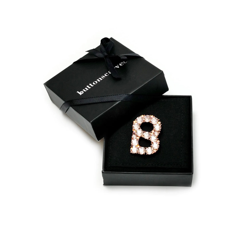 Bros Buttonscarves ORLIN Brooch - Rose Gold