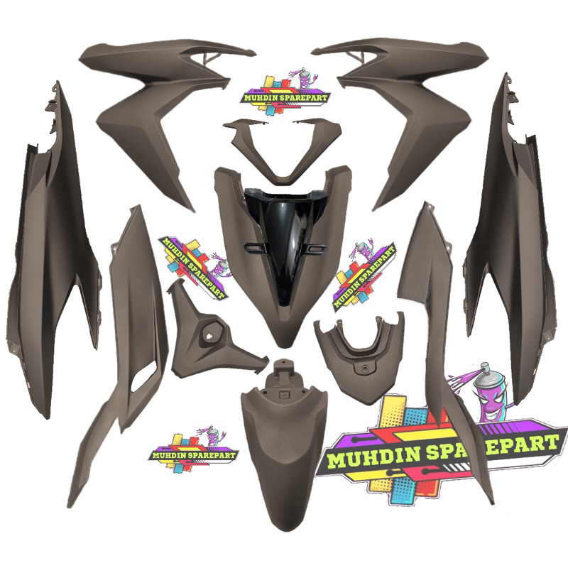 Full Set Body Halus Vario 125 150 Led New Gen 1 Coklat Dof tahun 2018 2019 sampai 2021 original