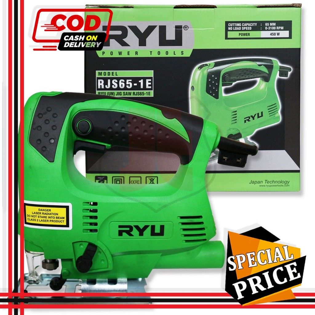 RJS65-1E RYU Mesin Gergaji Listrik Genggam 65mm Professional JIGSAW By RYU TEKIRO