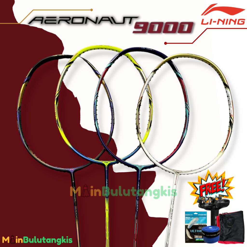 Raket Badminton Lining Aeronaut 9000 C / 9000 I / 9000 D