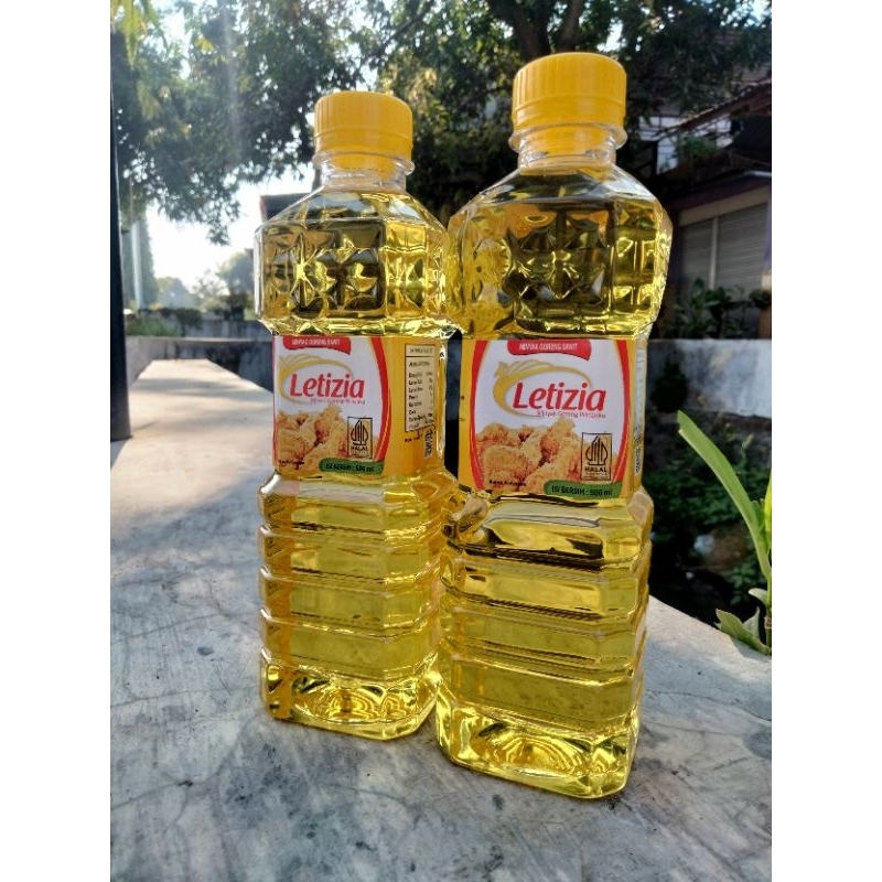 

Letizia Minyak Goreng Pilihanku/ botol kemasan 500 ml/halal/lebih Renyah gurih