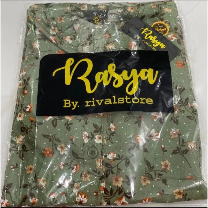 TERBARU ONESET BOTEGA MOTIF BUNGA / SETELAN WANITA RAYON TWIL PREMIUM