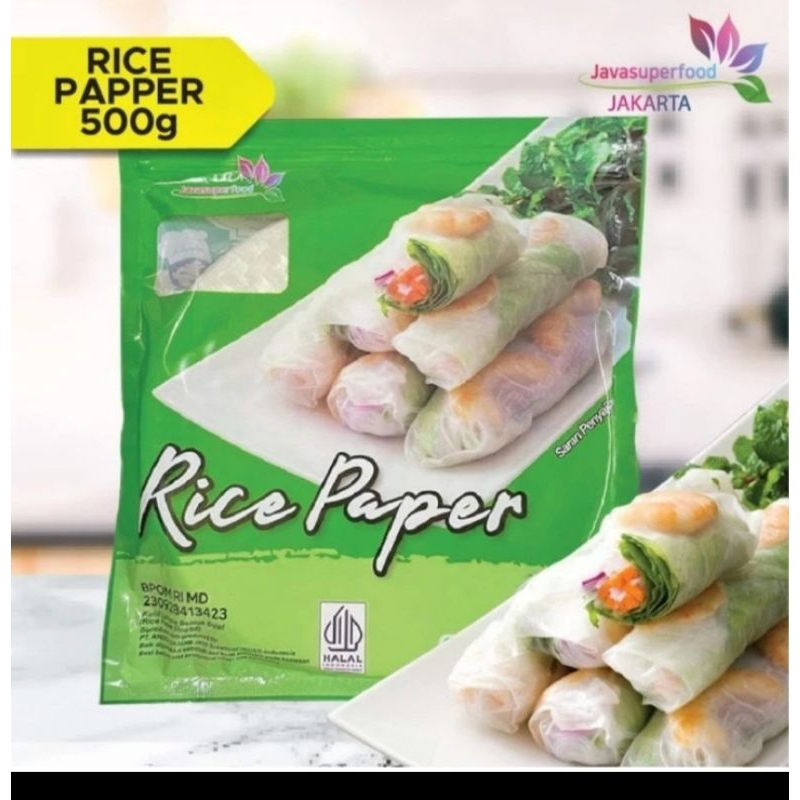 

Rice Paper Bulat 500gr/50Lembar/Banh Trang High Quality Kulit Lumpia Vietnam