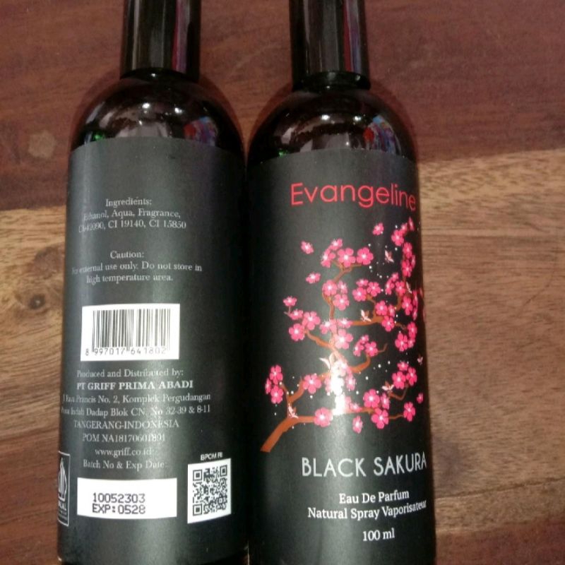 Evangeline Black Sakura Eau De Parfum 100Ml, Evangeline Red Sakura Eau De Parfum 100Ml, Evangeline W