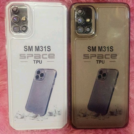 Softcase Casing SAMSUNG M31S  Selikon Bening Trasparan Pelindung belakang HP+Camera