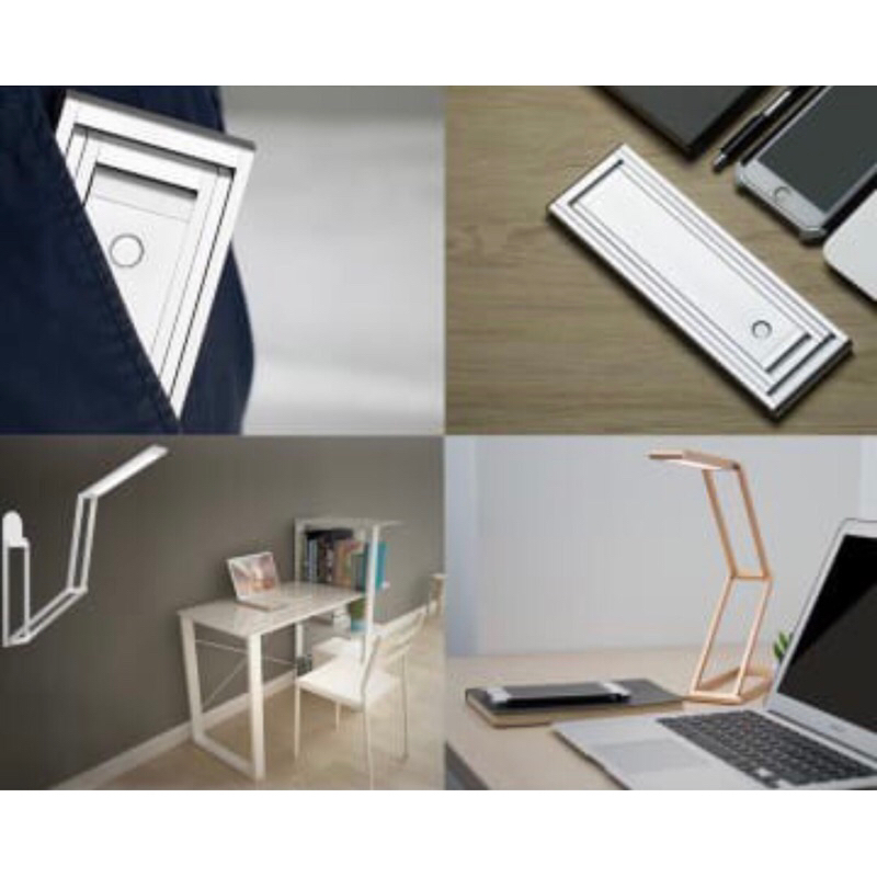 Eglare Lampu meja lipat LED - Lampu tidur - Lampu belajar - Lampu Camping