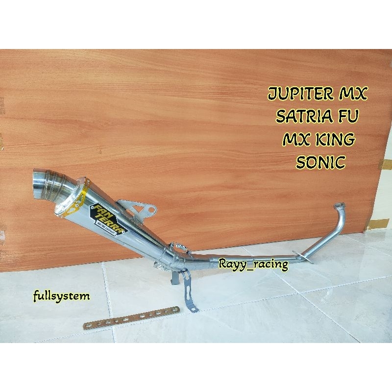 knalpot racing FANTERRA untuk motor JUPITER MX KARBU OLD.JUPITER MX NEW/SATRIA FU KARBU OLD.SATRIA F