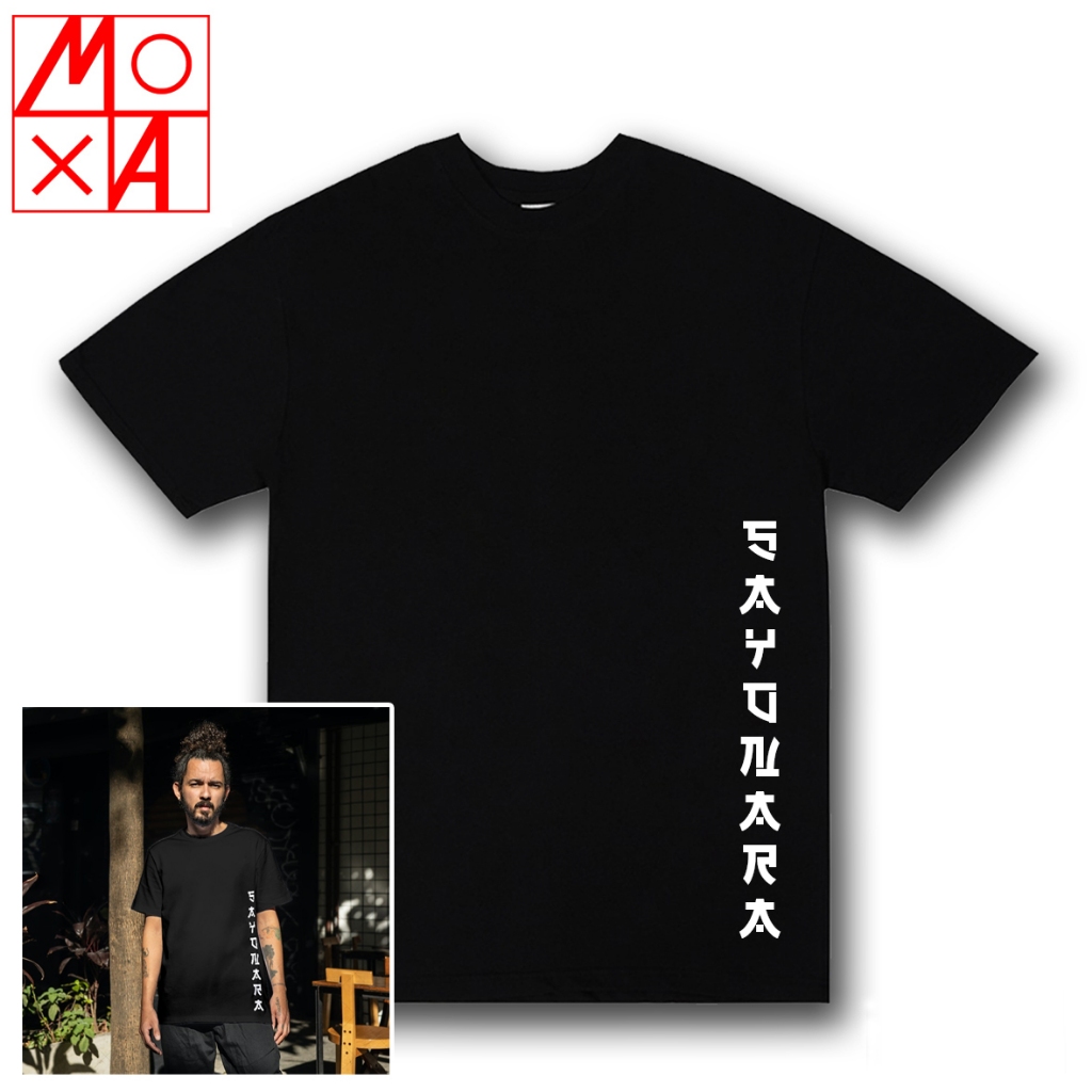 T-Shirt Sayonara Crawl | Hitam Shani