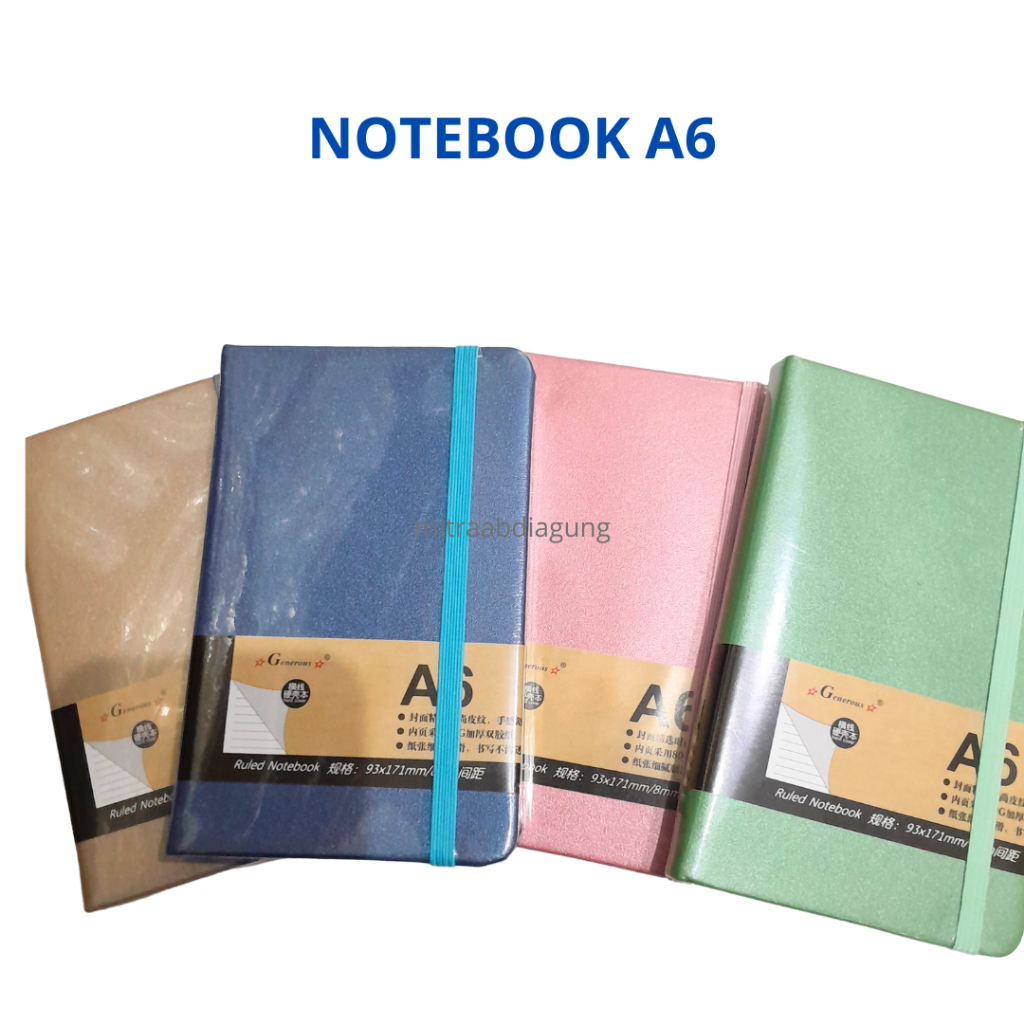 

NOTEBOOK A6 WARNA RANDOM