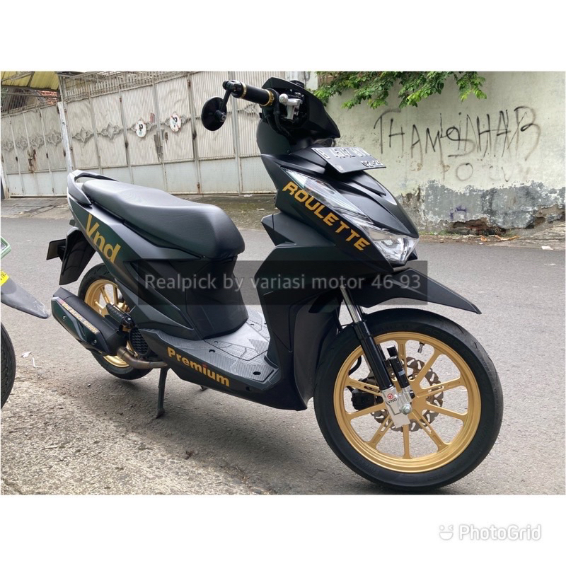 VND ORIGINAL Velg Racing V Mode 185x14 & 215x14 - Beat/ Vario 110/ Scoopy Old/ Spacy/ Genio