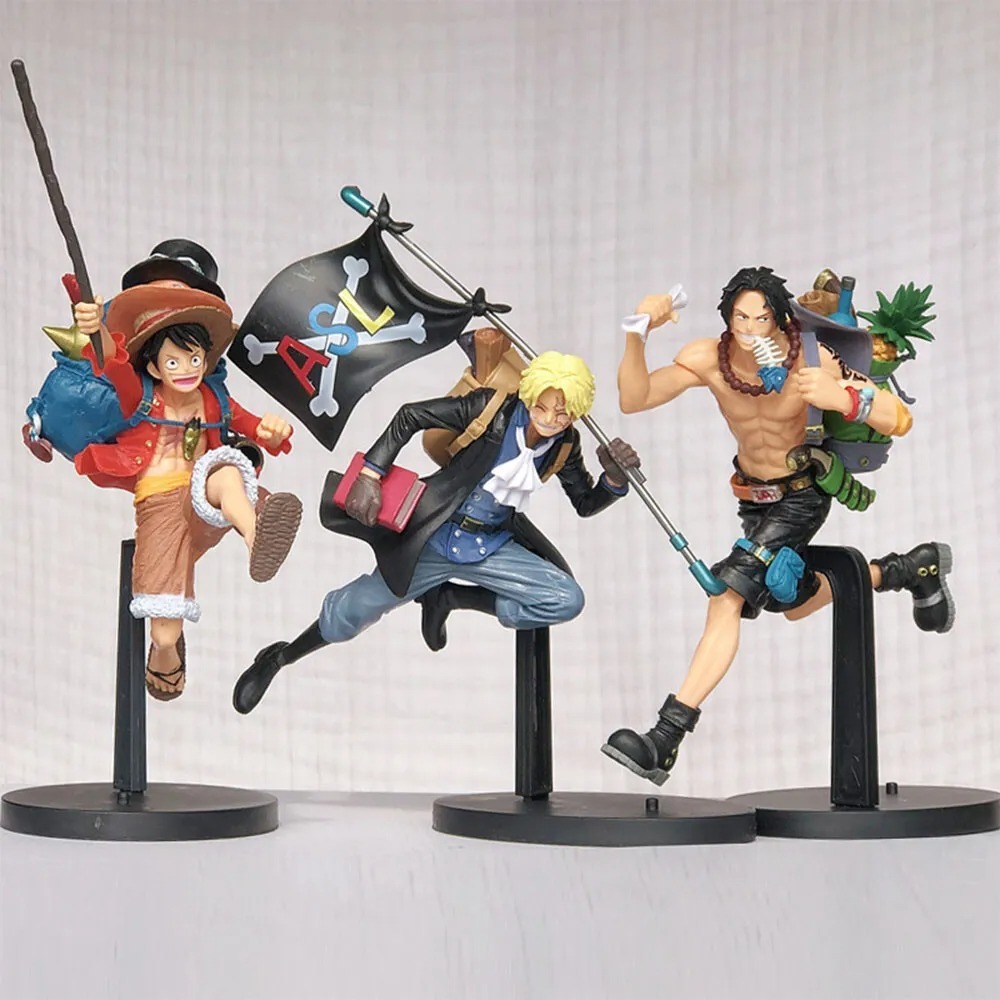 Action Figure One Piece Ace Sabo Luffy ASL Jumbo Keren Koleksi
