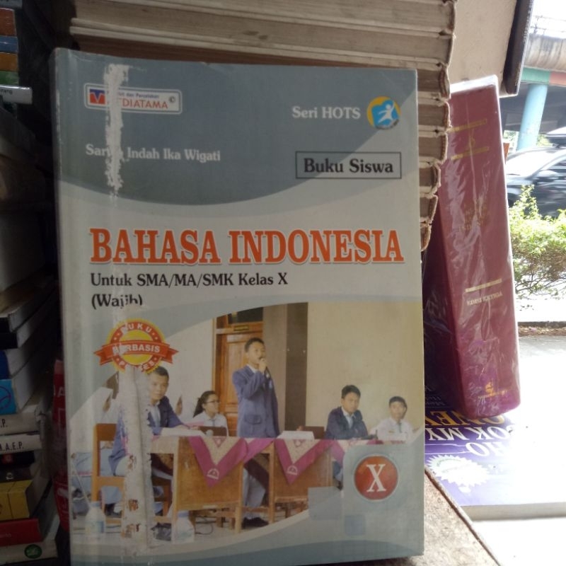 buku elajaran SMA kelas 10 buku bekas