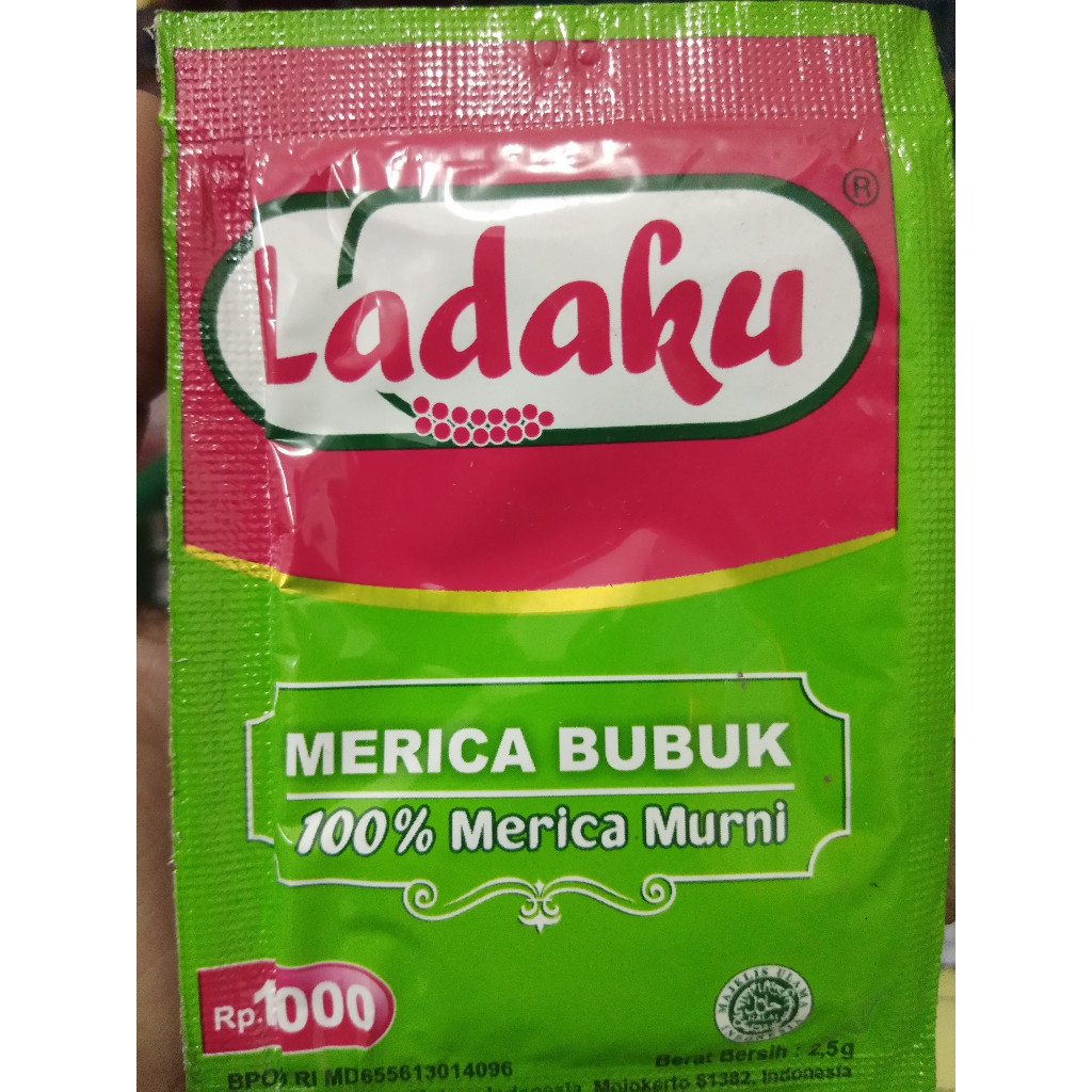 

Ladaku Lada Putih Merica Bubuk 3g - Rempah Murni Asli Per Sachet