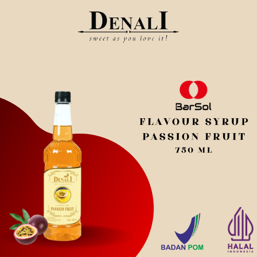 

Denali Syrup Passion Fruit 750 Ml - Barsol Indonesia