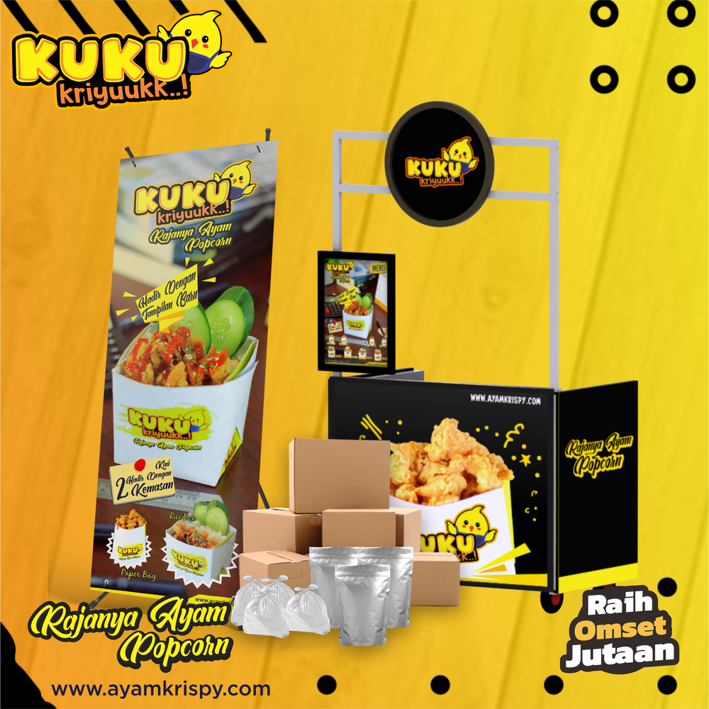 

Paket Usaha Lengkap Ayam Krispi/Crispy by KUKU KRIYUUk