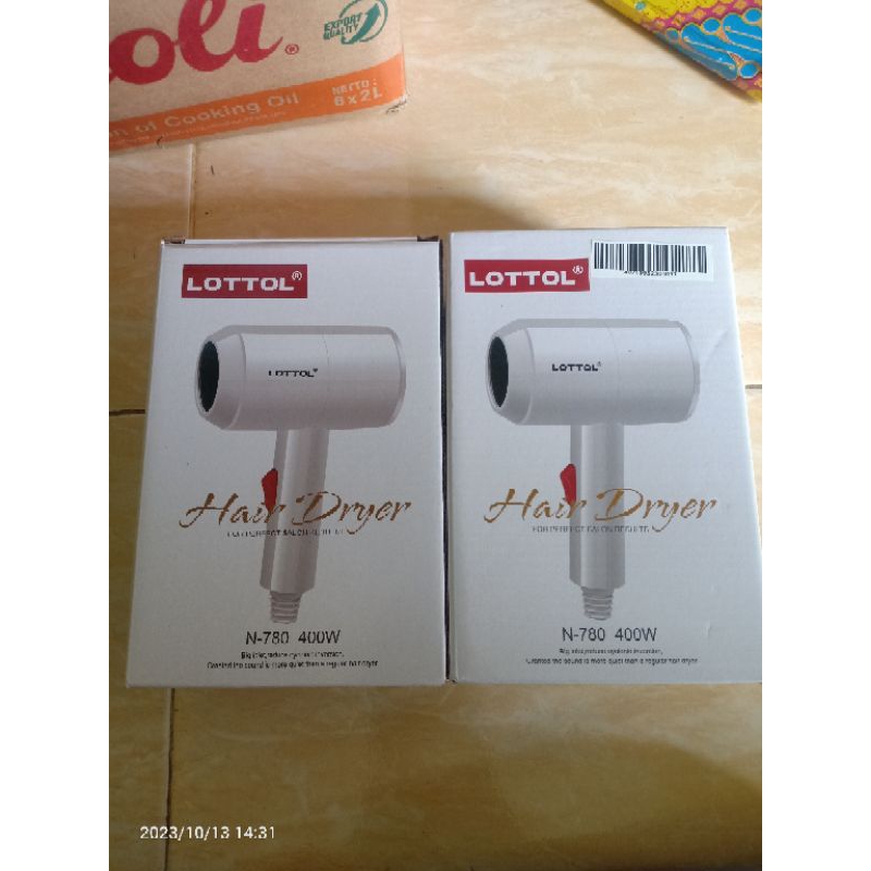 Lottol Pengering Rambut Portable /Hair Dryer