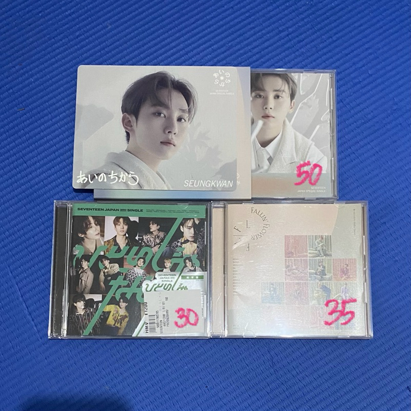 seventeen japan album only hitorijanai fallin flower ainochikara seungkwan