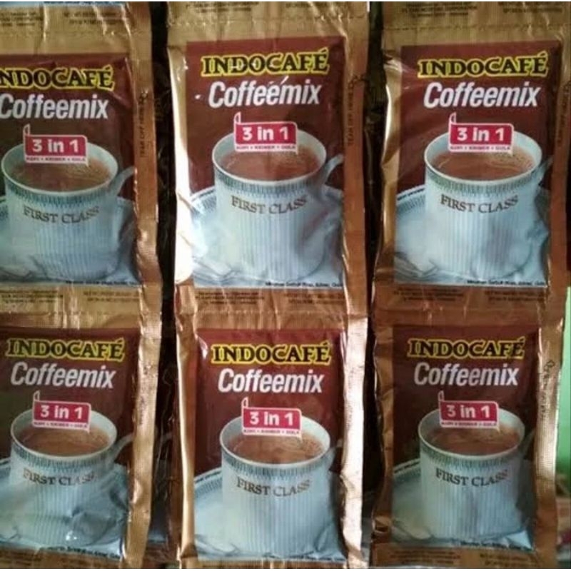 

Kopi Indocafe Coffemix 3in1 1 Renceng isi 10