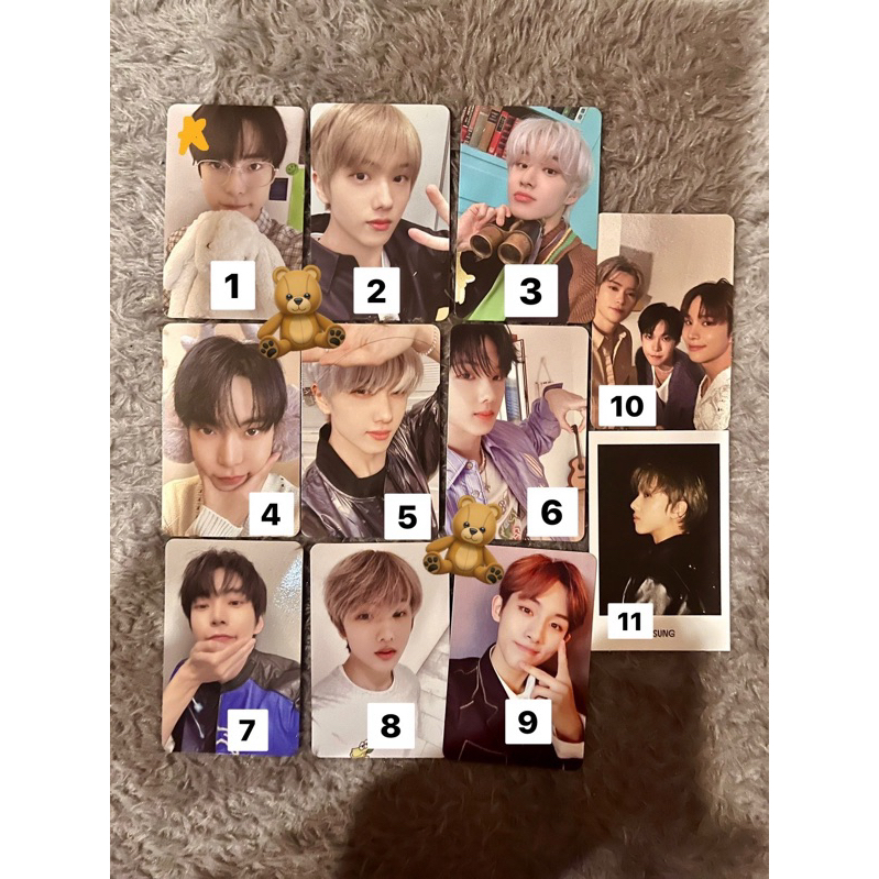 pc photocard nct doyoung jisung jaemin boneka pink christmas silau dojaejung