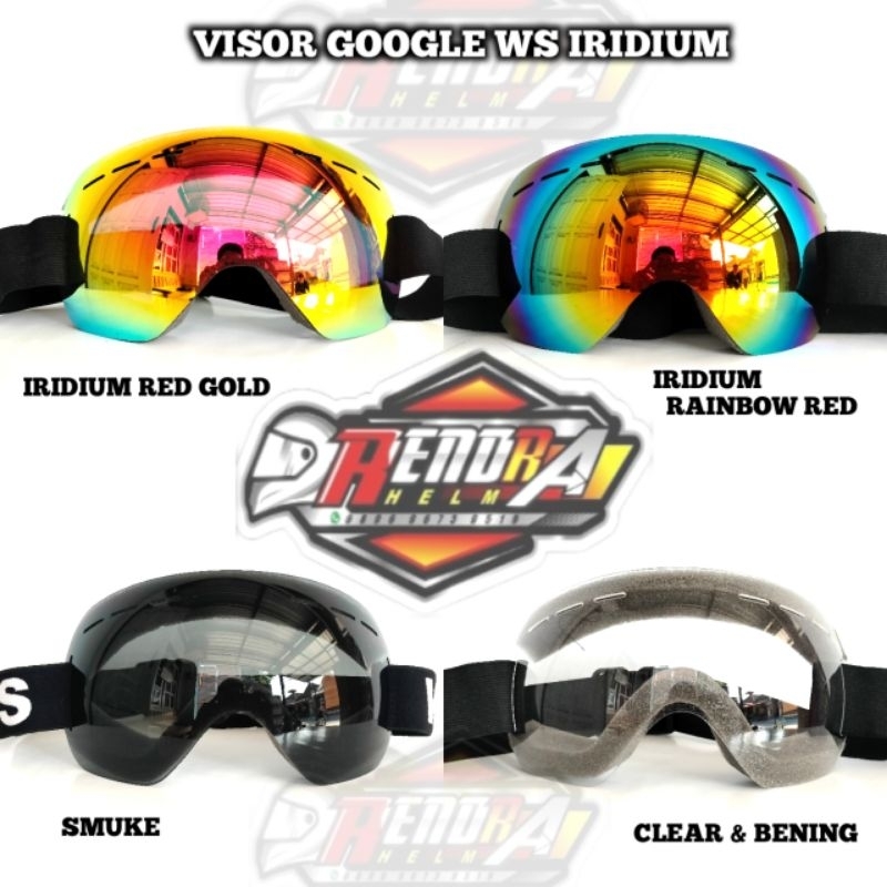 Kaca Helm Cross WS/ Visor Helm Cross Iridium