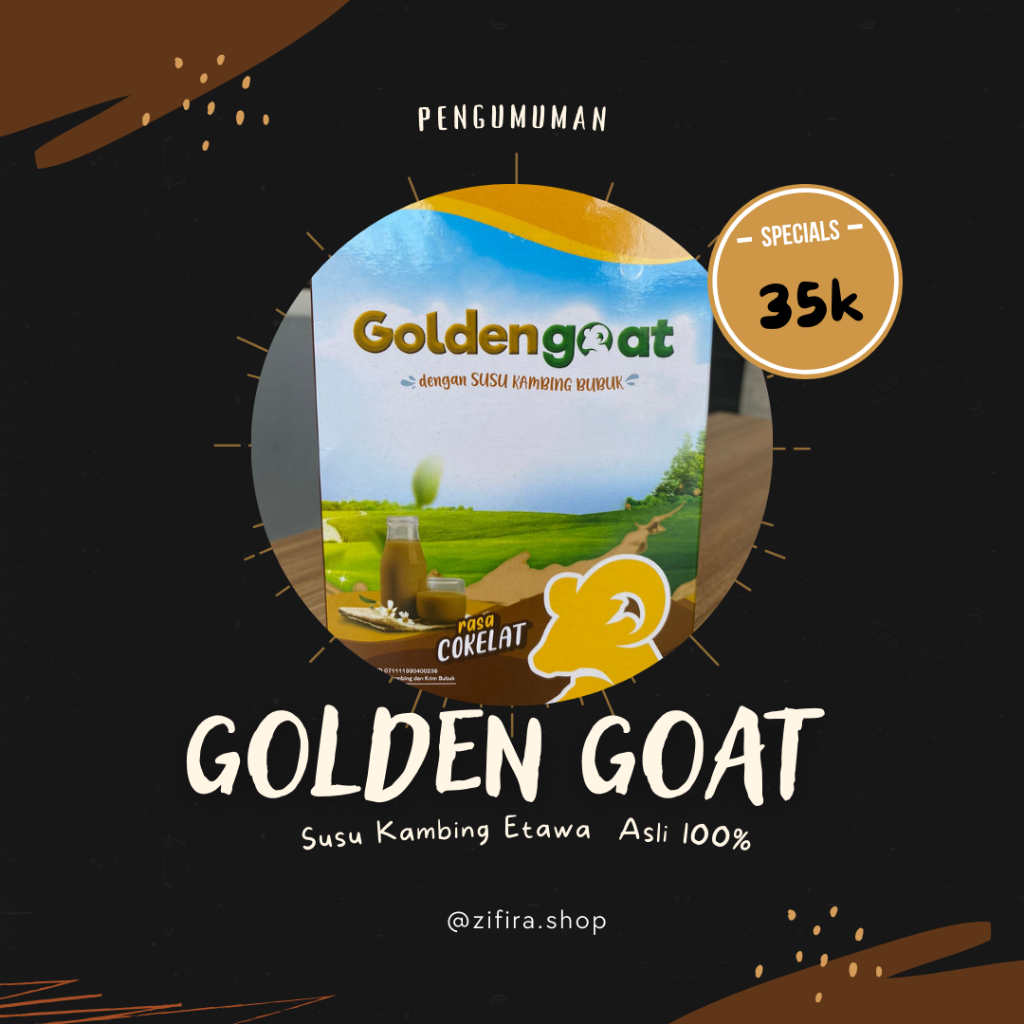 

goldengoat susu kambing etawa asli