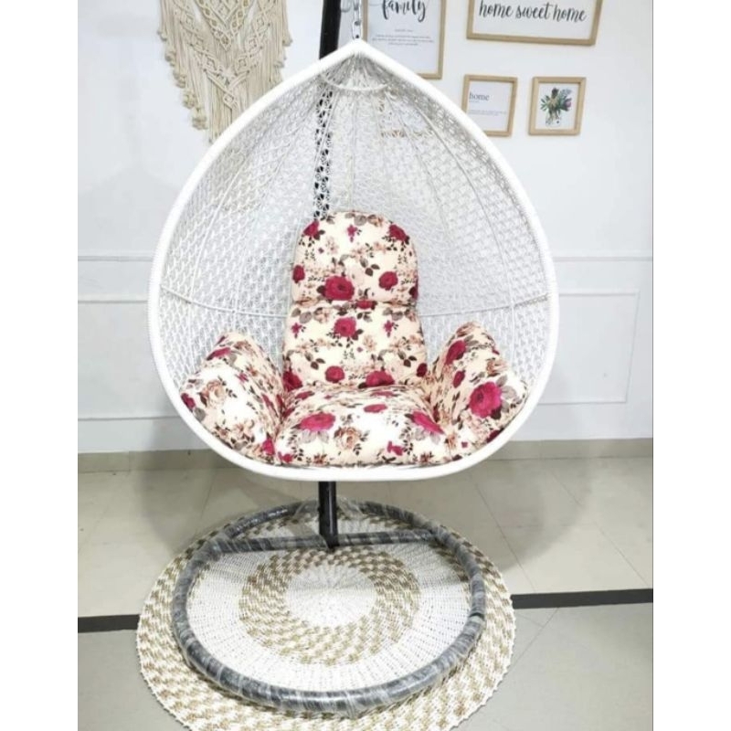 Kursi Gantung Ayunan Rotan Murah Sintetis Pir Anak Dewasa Malas Santai