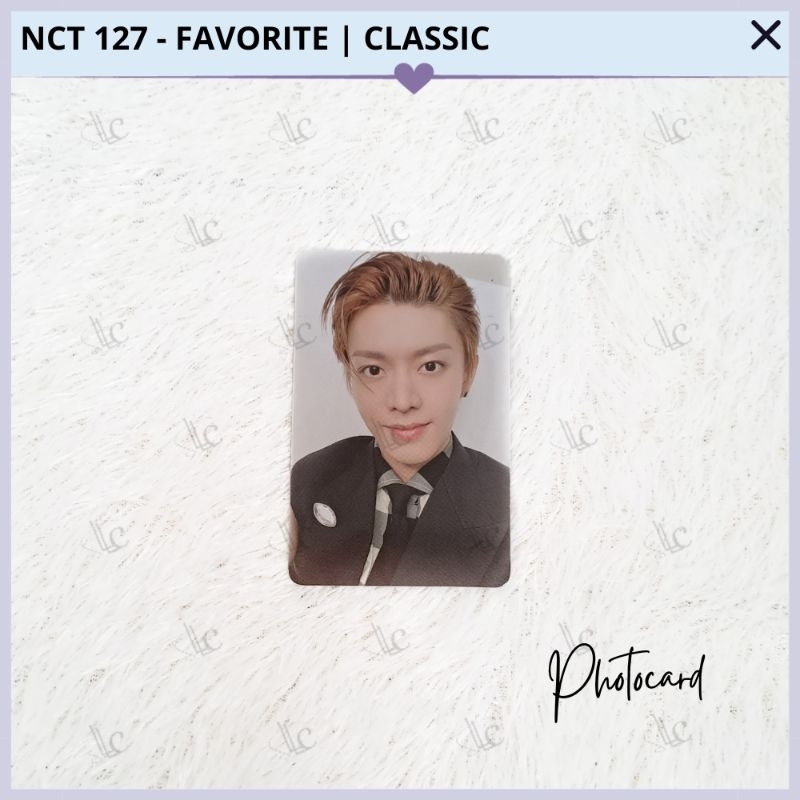 [NCT 127] Photocard Favorite Classic Ver Yuta {Official)