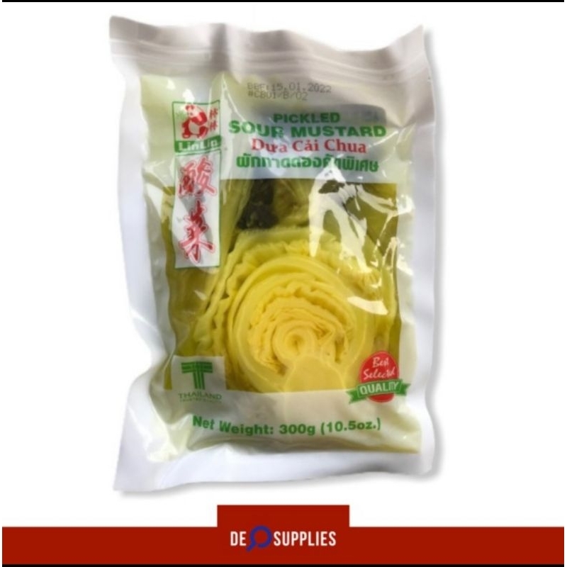 

LinLin Sayur Asin 300gr - Lin Lin Pickled Sour Mustard Acar Sawi Thai