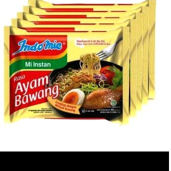 

Indomie ayam Bawang 5 pcs