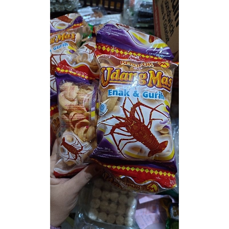 

KERUPUK UDANG MAS RCG ISI 10 PCS / ENAK GURIH / TEMAN NASI / CEMILAN / SNACK / JAJANAN JADUL