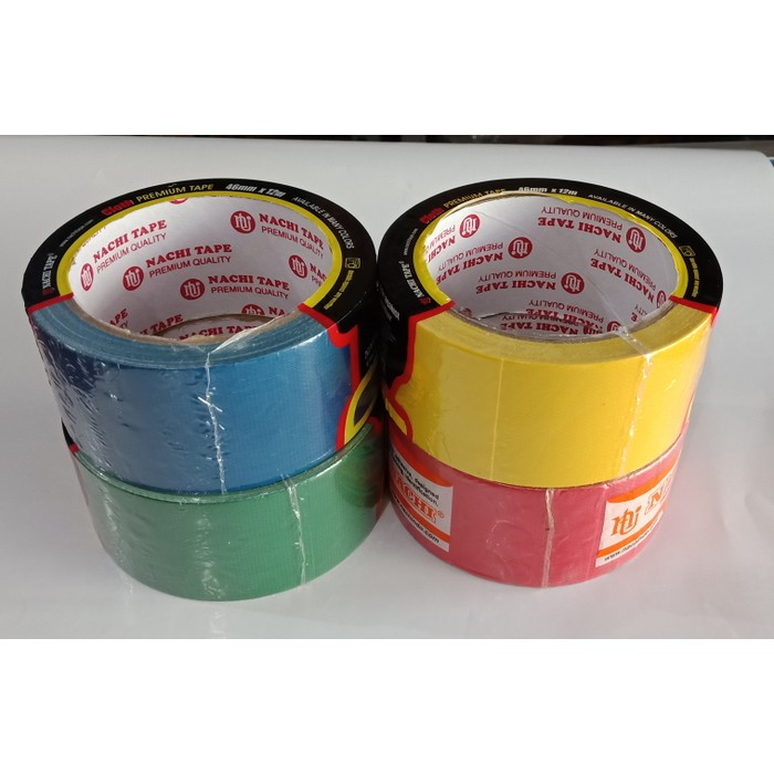 Nachi Kain Isolasi Tape Lakban - Hitam [2 Inch x 12 Meter/ 46 mm x 12 Meter]