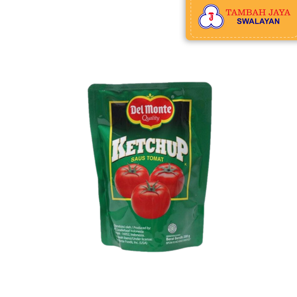 

Del Monte Ketchup Saus Tomat 200gr