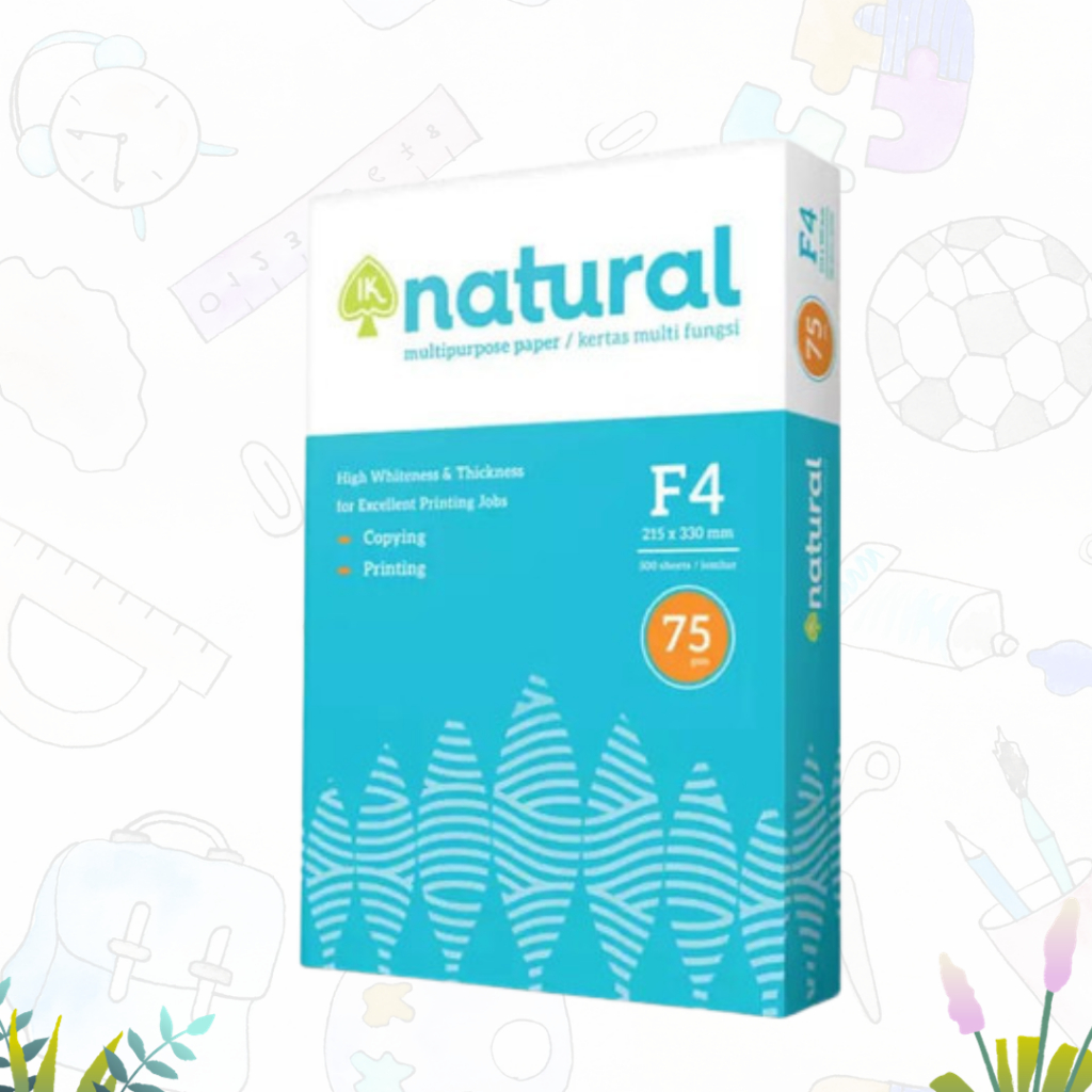 

KERTAS HVS / PAPER HVS NATURAL F4 75GSM