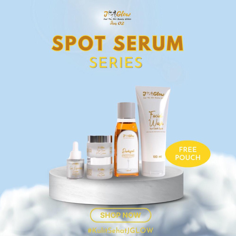 JGlow Spot Exfloating/Skincare Paket Spot Exfloating/Skincare Flek Hitam/Skincare Wajah Flek Hitam/S