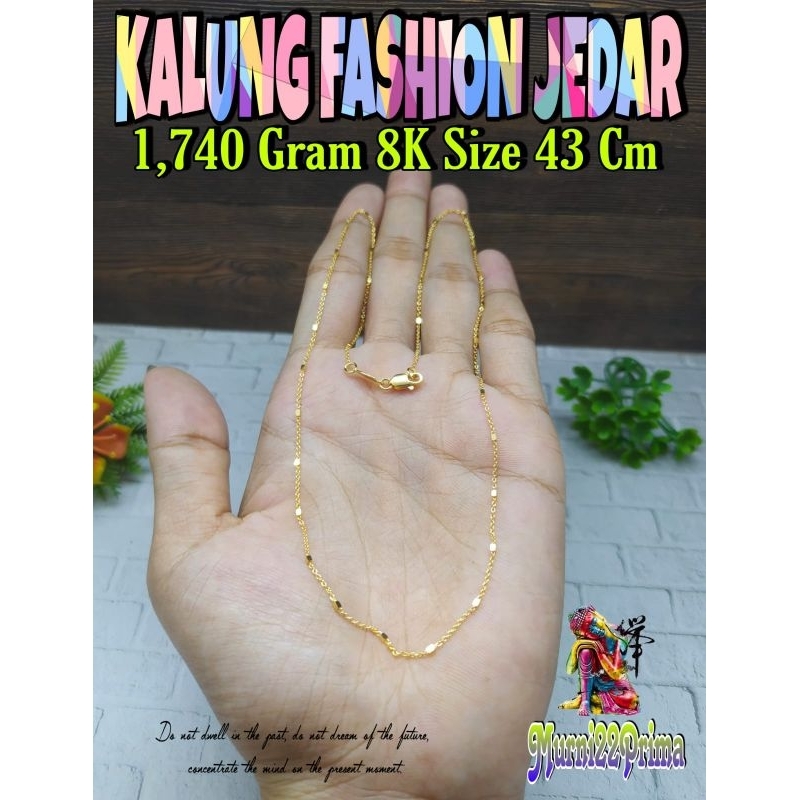 KALUNG FASHION JEDAR EMAS ASLI