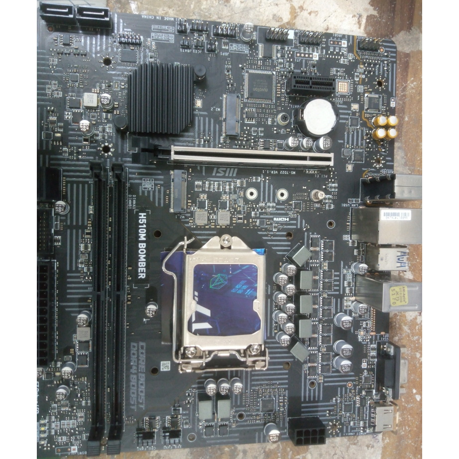 PAKET MOBO MSI H510 BOMBER+PROC I5 10600KF+DDR4 16GB KINGSTON HYPER