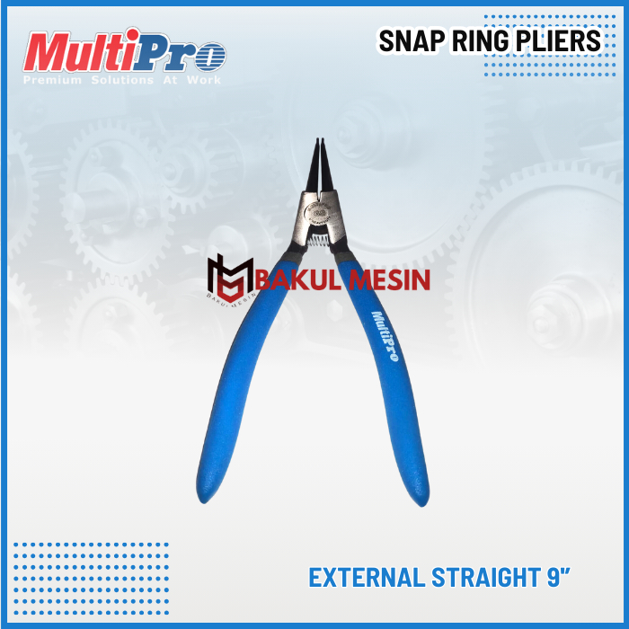 MULTIPRO EXTERNAL STRAIGHT 9 INCH Tang Snap Ring Pliers 9"