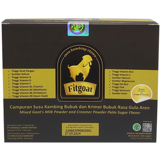 

Fitgoat minuman sunnah herbal dengan rasa gula aren yang baik untuk tubuh