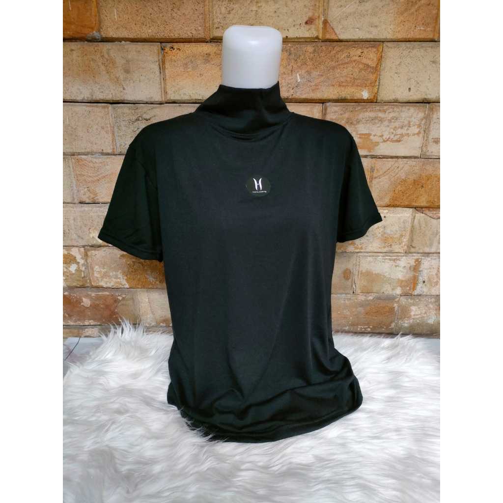 JUMBO - Kaos Leher Tinggi Lengan Pendek