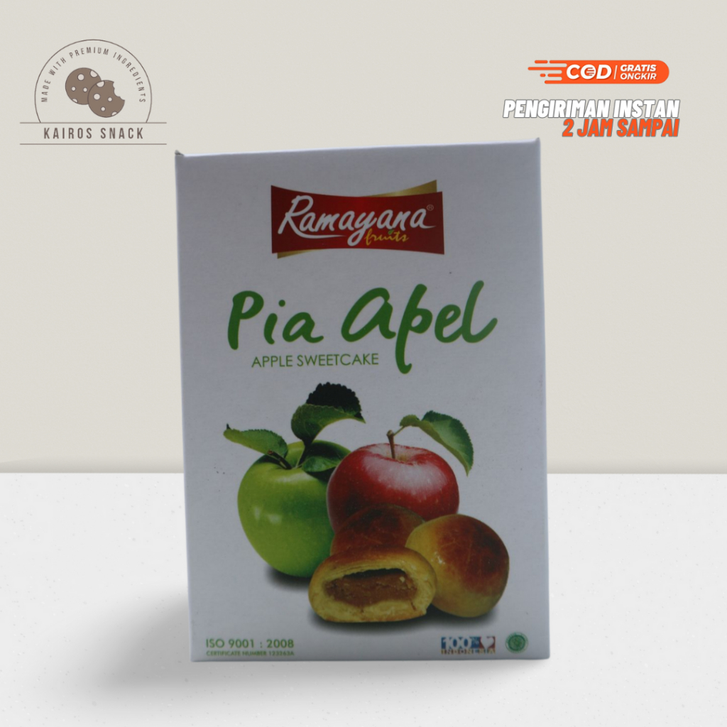 

CAMILAN SNACK PIA APEL APPLE SWEETCAKE RAMAYANA ENAK MURAH ISI 6 PCS