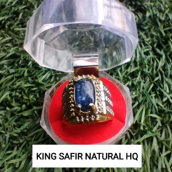 Batu permata king safir natural kualitas hq