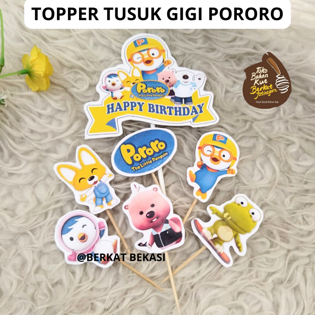 TOPPER TUSUK GIGI PORORO/TOPPER/PORORO