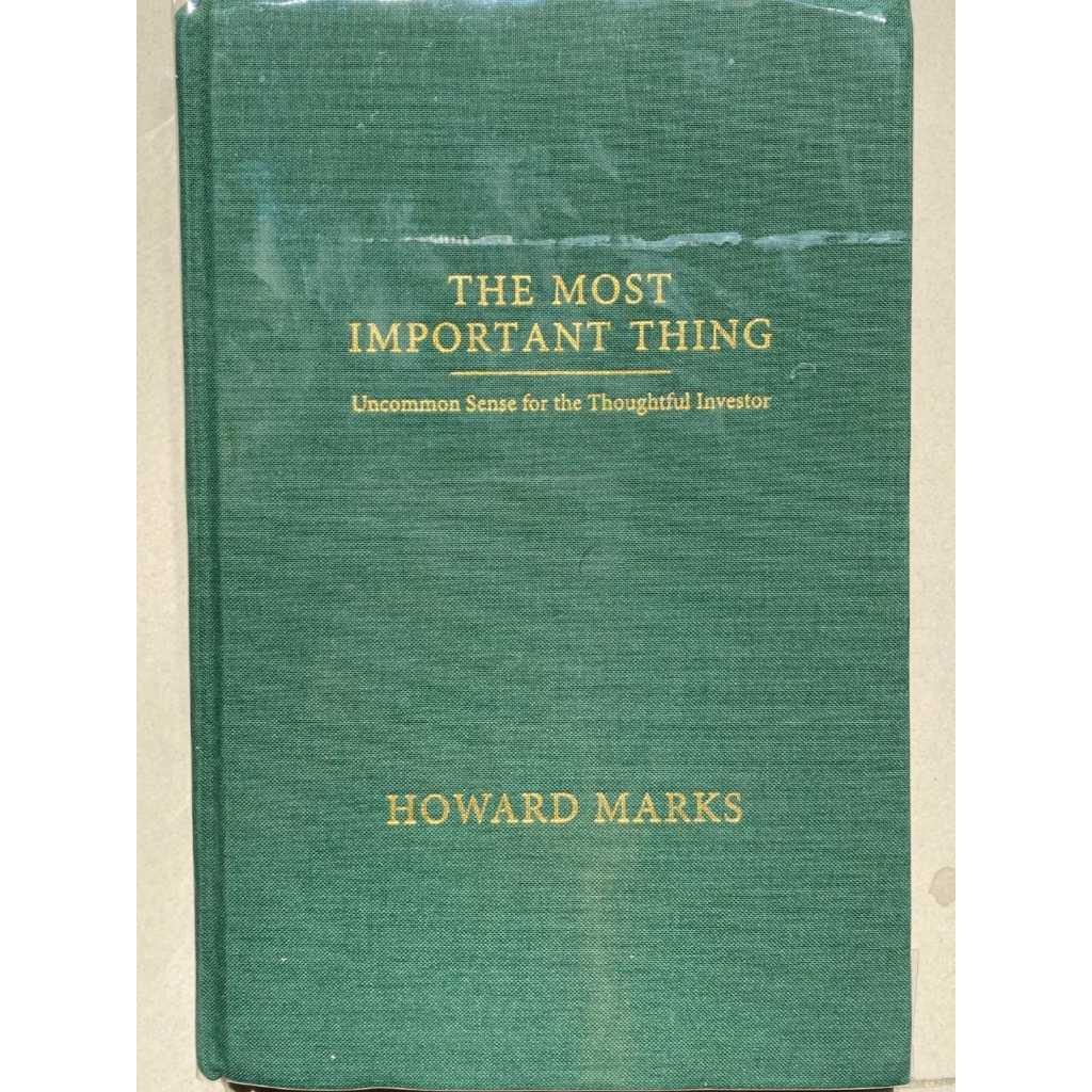 

THE MOST IMPORTANT THING BY HOWARD MARKS buku investasi Warren Buffett