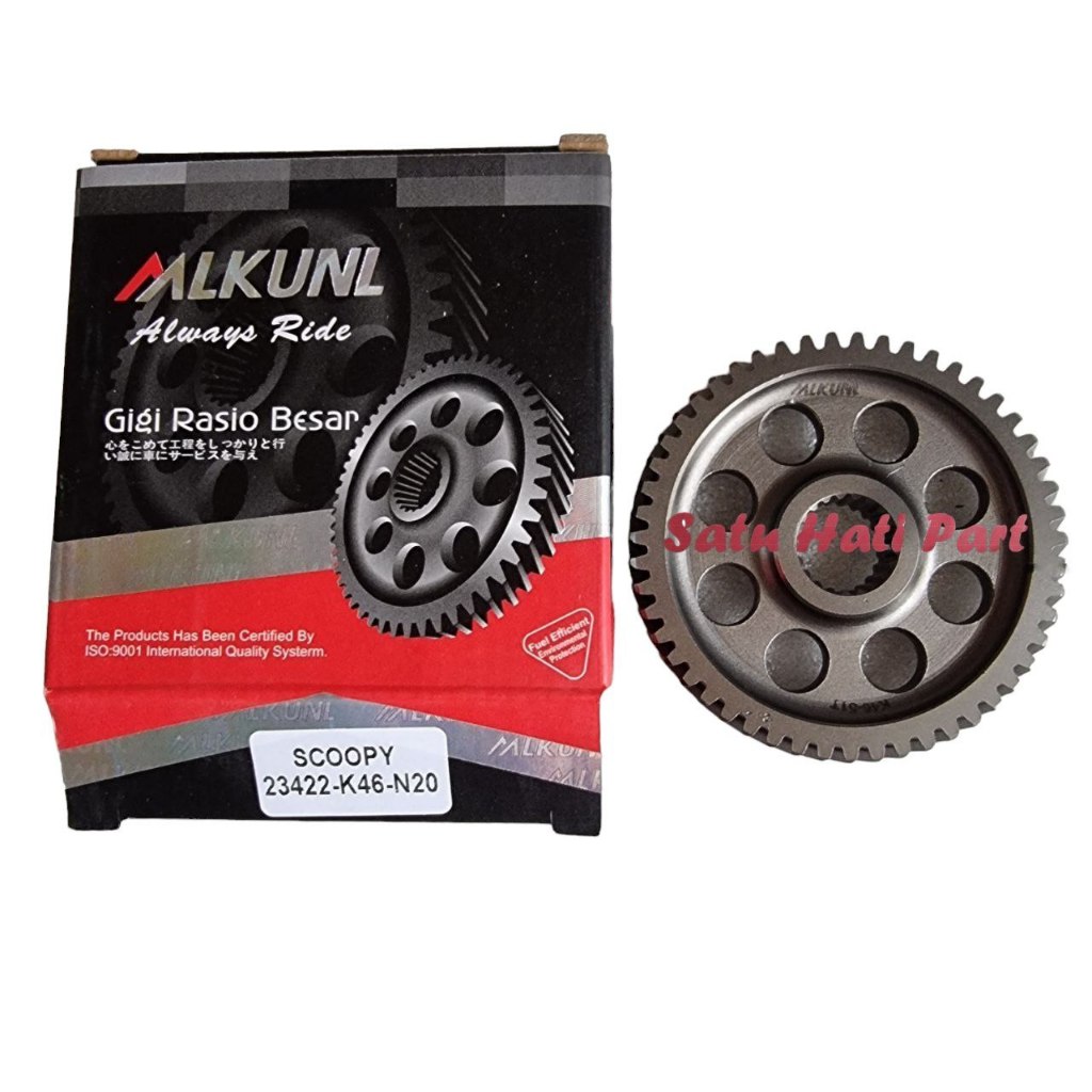 Gigi Rasio Besar K46 Scoopy, Scoopy Esp, Beat Esp 51T Mlkunl