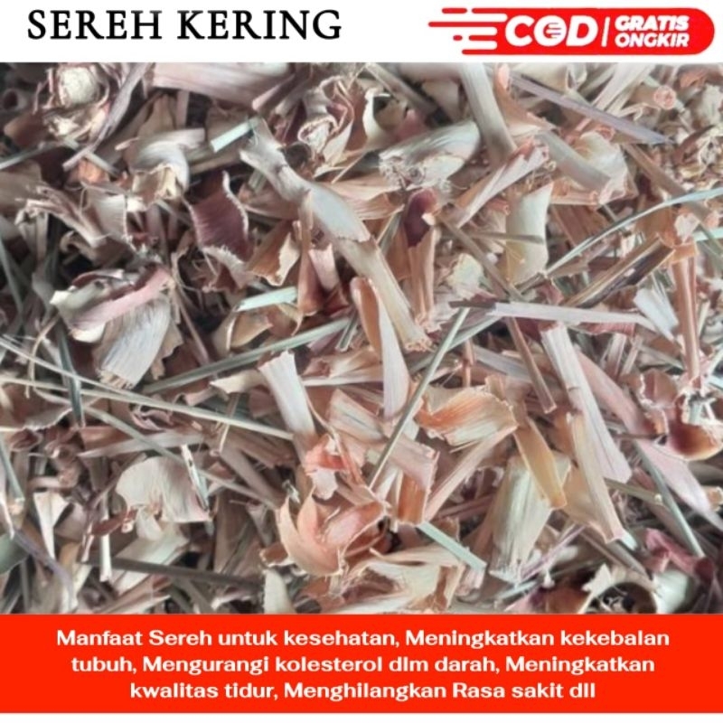 

SEREH/SERAI KERING 500 GRAM PREMIUM TANPA REMUKAN