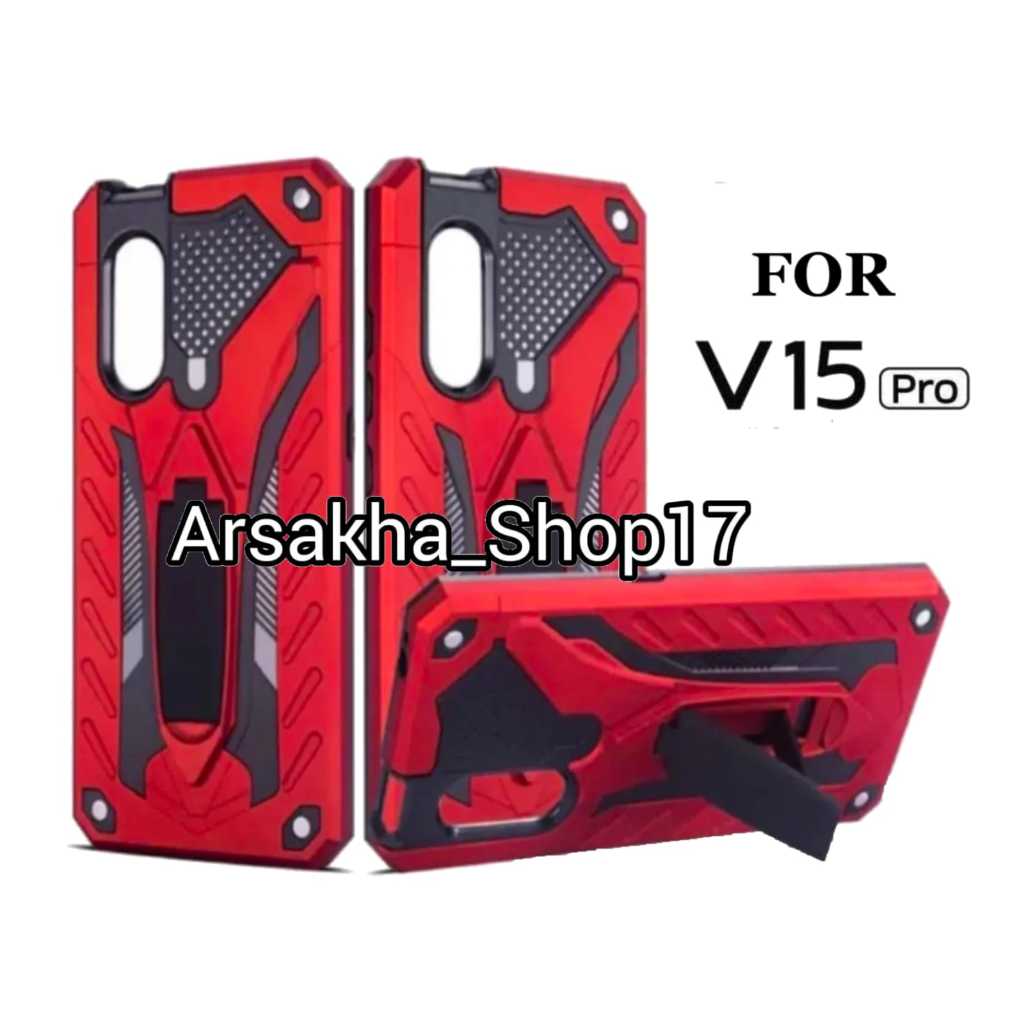 Case Untuk Vivo V15 PRO Soft Man Style Of Standing Cover Hard Case Robot Transformer Casing HP