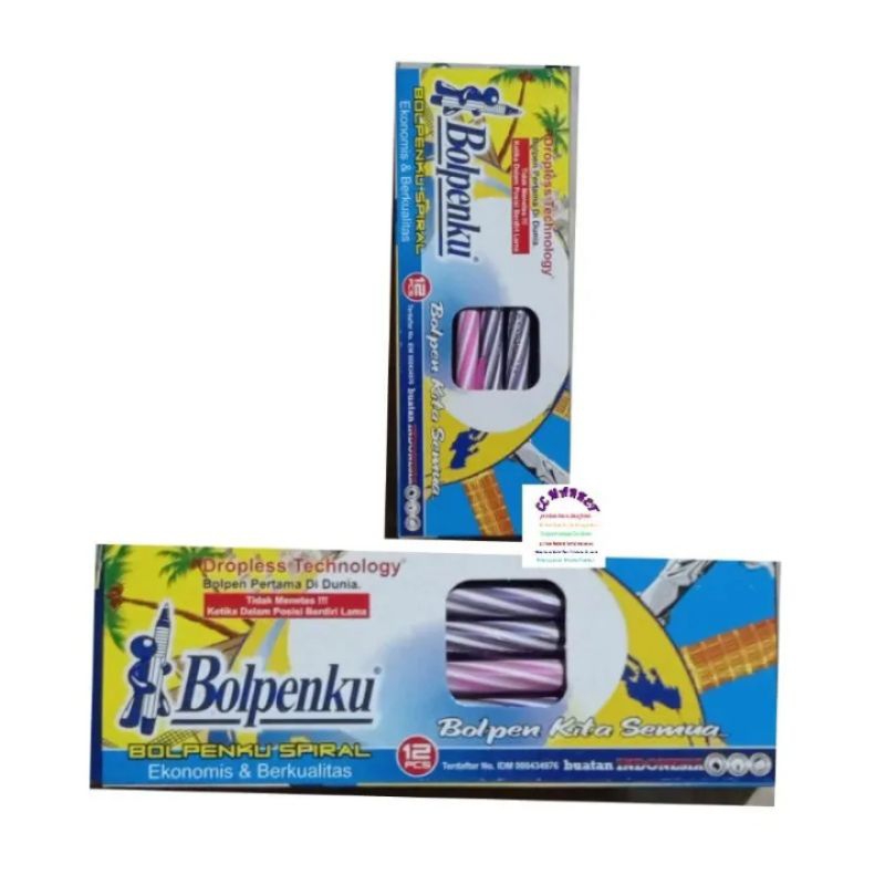 

Bolpenku Ballpoint Dropless Technology Tinta Hitam