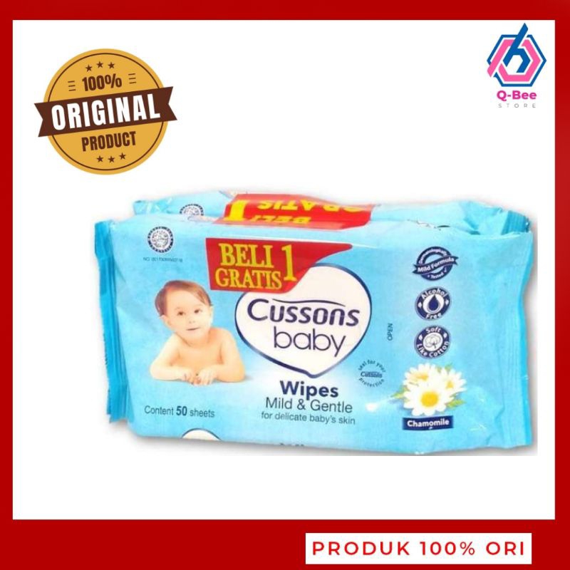 Tisu Basah Cussons Baby Buy 1 Get 1