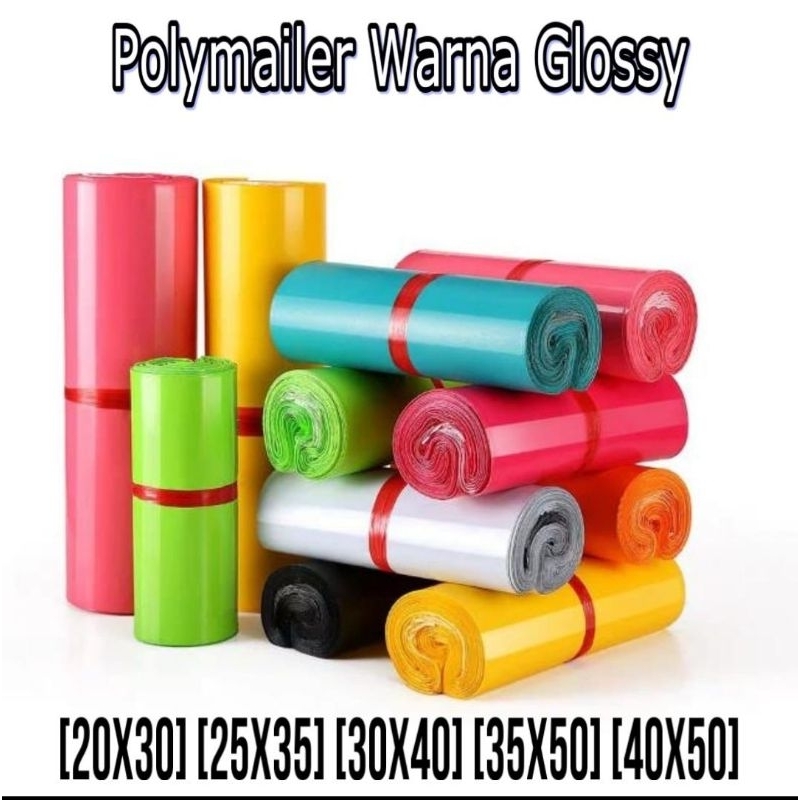 Plastik Polymailer Warna Plastik Packing Olshop Termurah Berkualitas