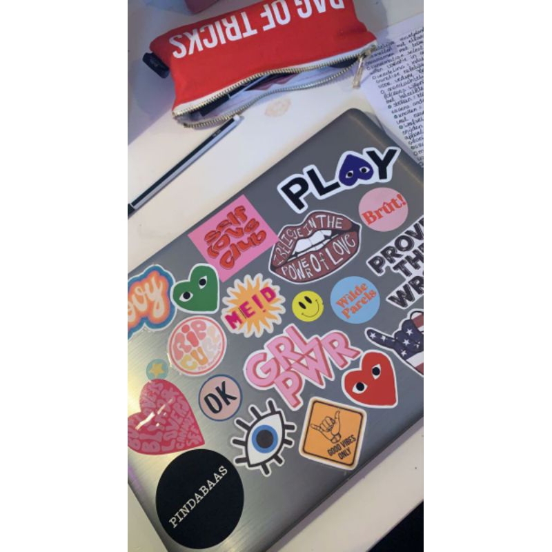 CETAK STIKER/CUSTOM/KERTAS A4 GLOSSY CHROMO WATERPROOF
